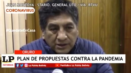 Plan de Contingencia Integral Covid-19 presentado por la UTO