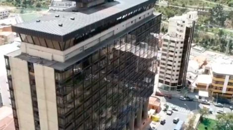 Centro de Aislamiento Covid-19 en La Paz en el ex hotel Radisson