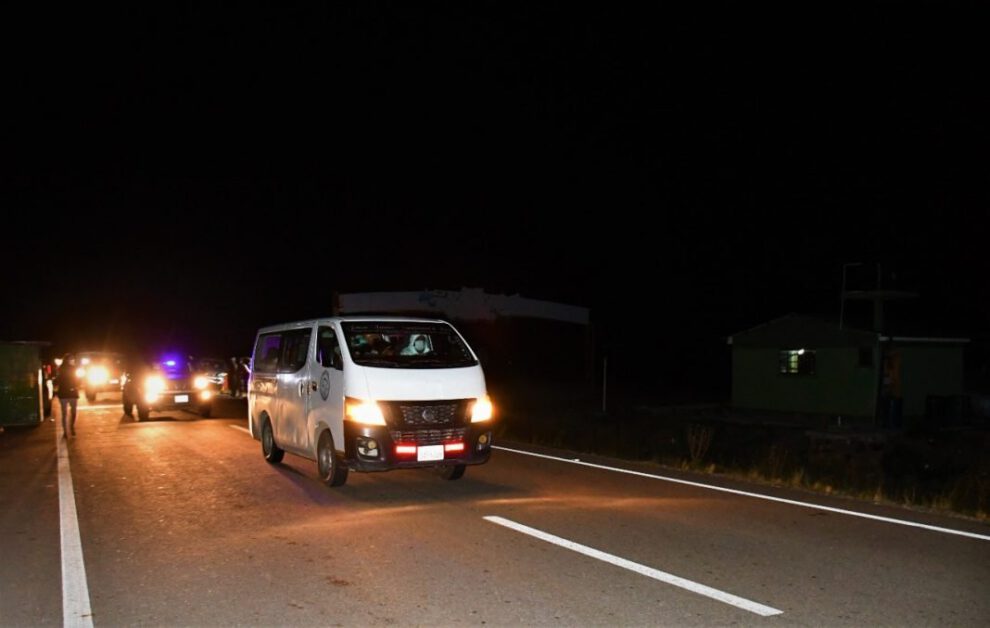 Repatriación de orureños en cuarentena en el Campo Ferial Multipropósito