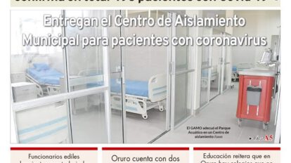 Edición PDF La Patria del 18 de abril de 2020