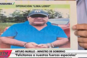 Lima Lobo aprehendido por narcotráfico en Beni