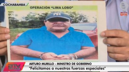 Lima Lobo aprehendido por narcotráfico en Beni