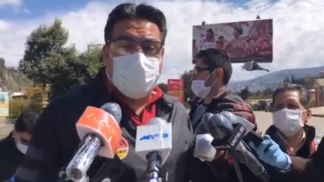 Uso obligatorio de barbijo en La Paz