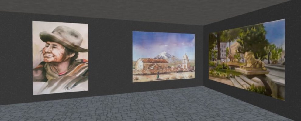 Galería virtual de arte mostrando el talento local en tiempo de coronavirus