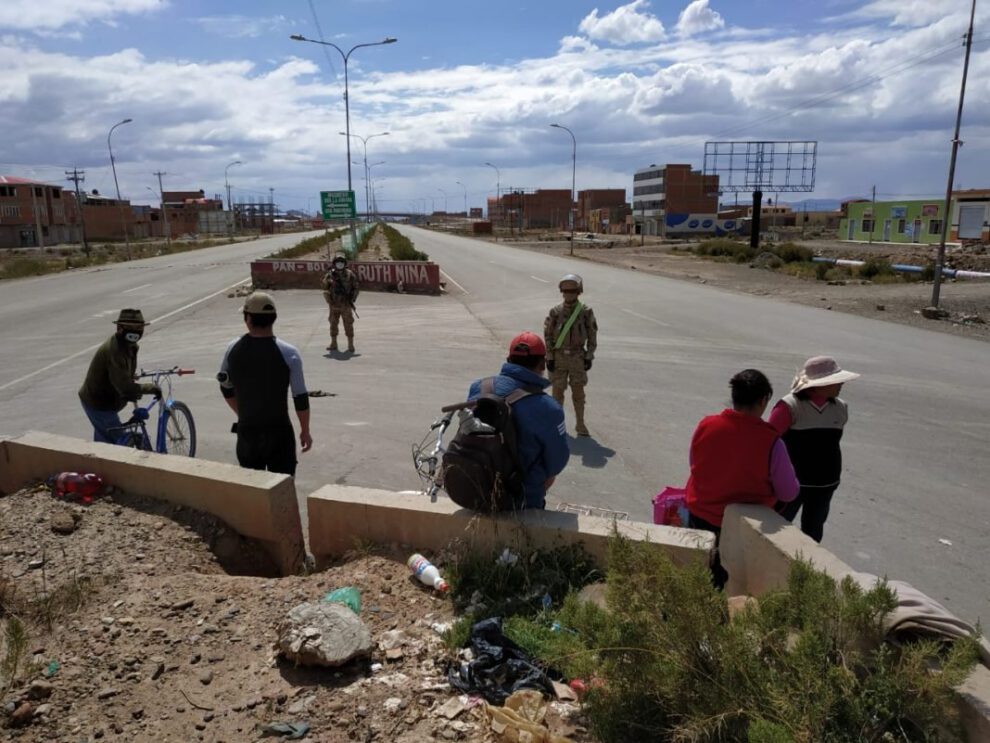 Detenciones por incumplir la cuarentena en Oruro