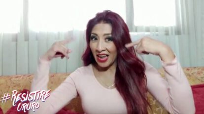 Artistas orureños interpretan la canción Resistiré