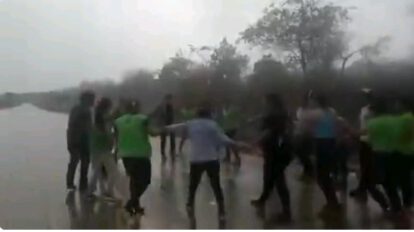 Lluvia en Aguas Calientes reanima la esperanza de los voluntarios