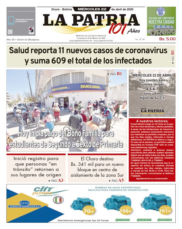 Edición PDF La Patria