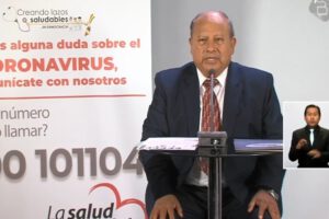 Reporte diario del Ministerio de Salud sobre Covid-19 en Bolivia