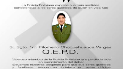 deceso de un policía por coronavirus