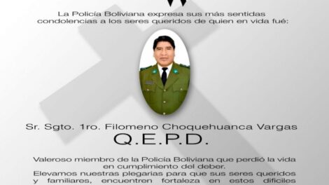 deceso de un policía por coronavirus