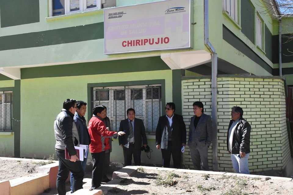 Centro de Salud Chiripujio en condiciones inadecuadas
