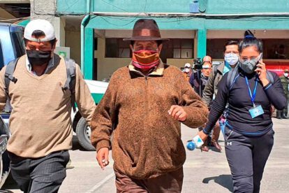 Rafael Quispe pidió hablar en aymara sobre la prevención del coronavirus