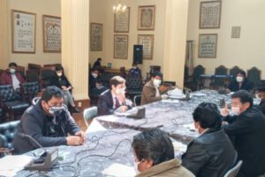 Reunión entre el TSE y Comisión Constitucional sobre elecciones