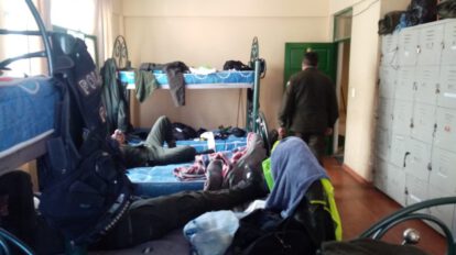 Situación de Policías en Huanuni