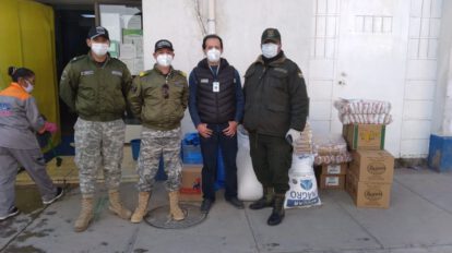 Donativos para familias necesitadas
