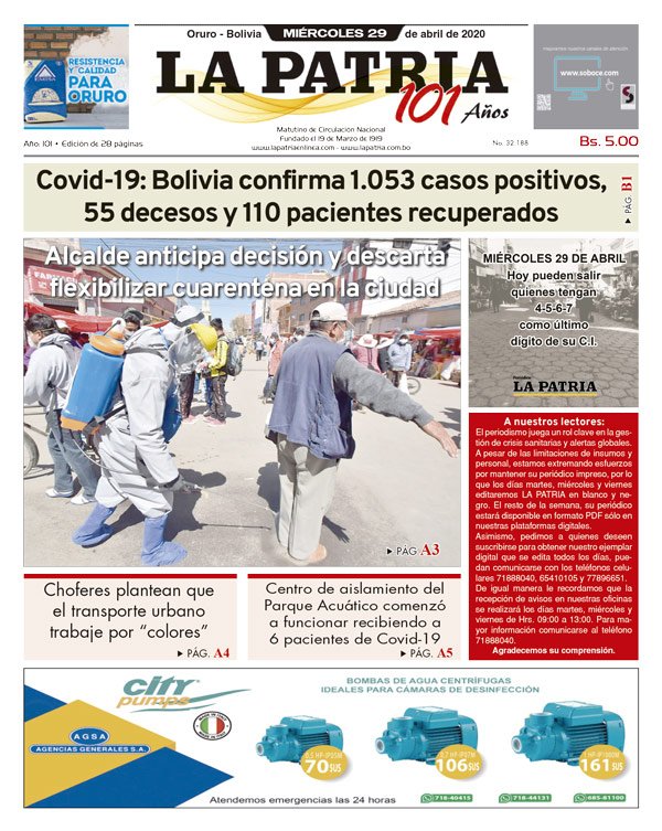 Edición PDF La Patria