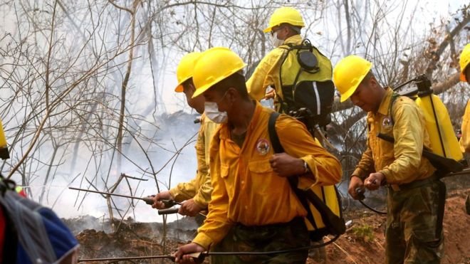 Bolivia y Paraguay se unen para combatir el fuego