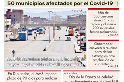 Edición PDF La Patria del 30 de abril de 2020