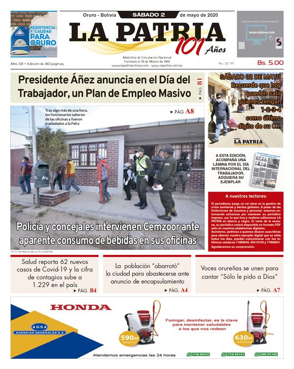 Edición PDF La Patria