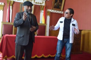 Presentación de la obra teatral La Sanguchera de la Esquina