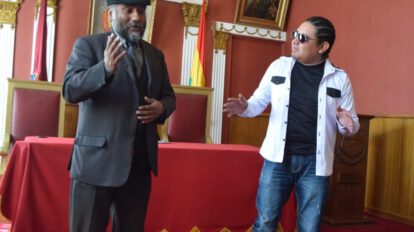 Presentación de la obra teatral La Sanguchera de la Esquina