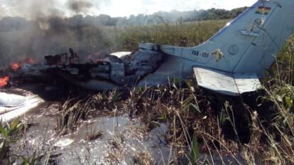 Accidente de avioneta en Trinidad