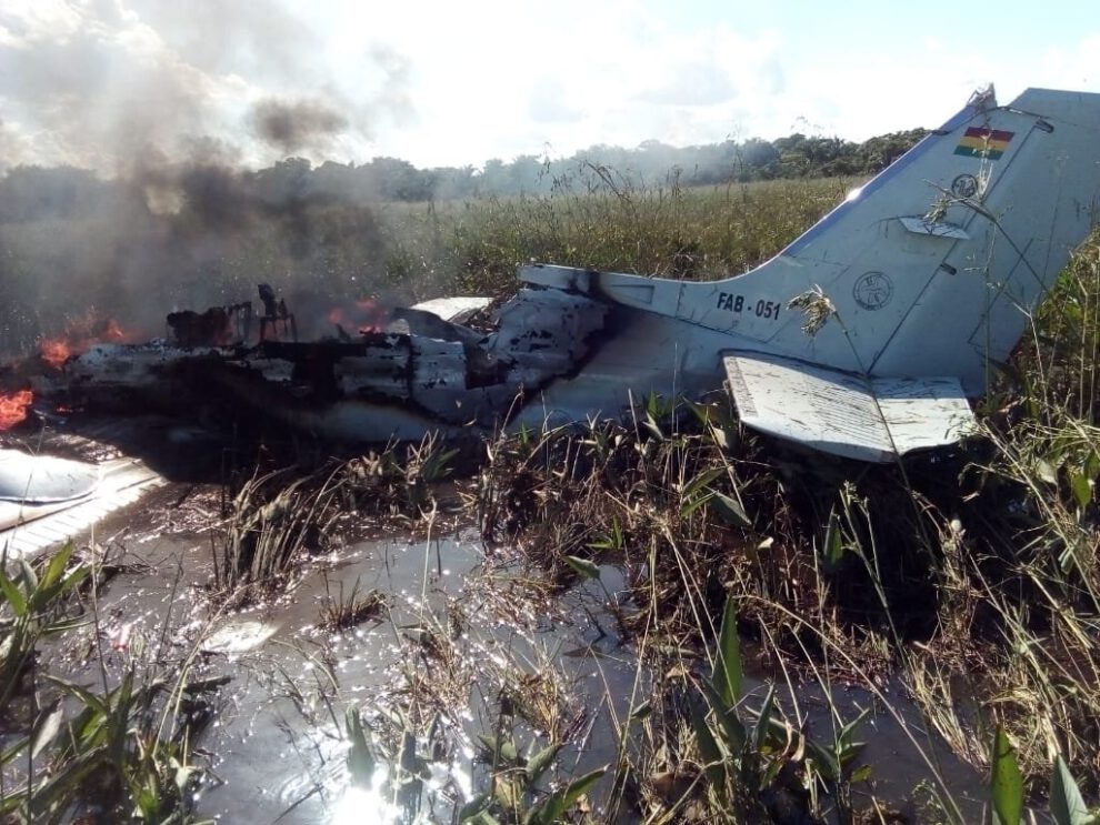 Accidente de avioneta en Trinidad