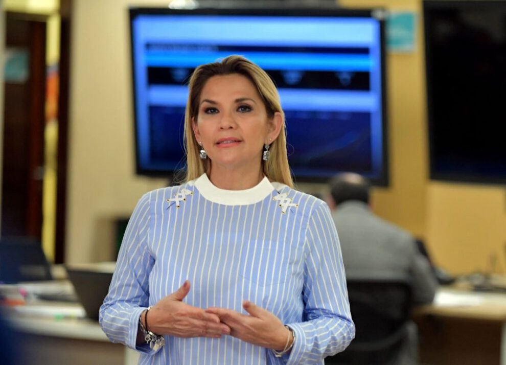 Presidente del Estado Jeanine Áñez en el Día Mundial de la Libertad de Prensa