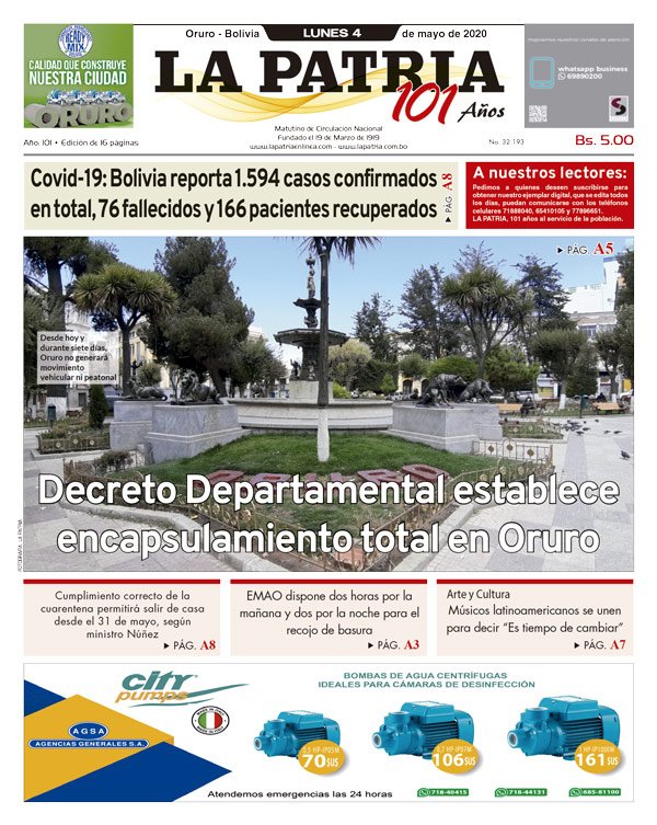 Edición PDF La Patria