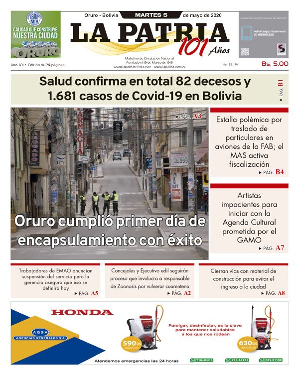 Edición PDF La Patria