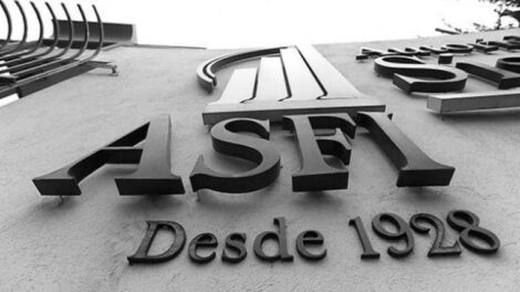 Fachada principal de la Autoridad de Supervisión del Sistema Financiero (ASFI) en La Paz.