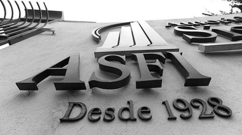 Fachada principal de la Autoridad de Supervisión del Sistema Financiero (ASFI) en La Paz.