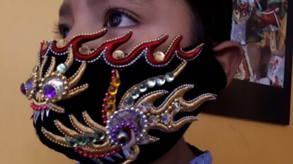Barbijo de la Diablada, danza del carnaval de Oruro