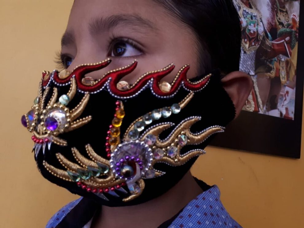 Barbijo de la Diablada, danza del carnaval de Oruro