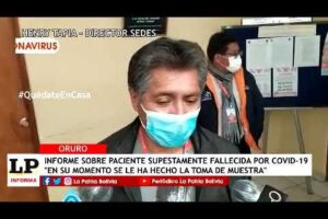 Mujer no murió por Covid-19 en Oruro