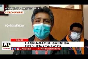 Flexibilización de la cuarentena en Oruro