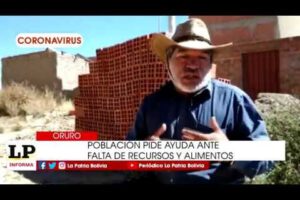 Falta de alimentos en Oruro durante la cuarentena
