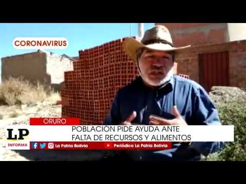 Falta de alimentos en Oruro durante la cuarentena