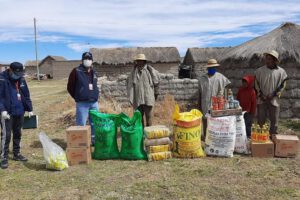 Vilañeque recibió víveres de la Defensoría del Pueblo