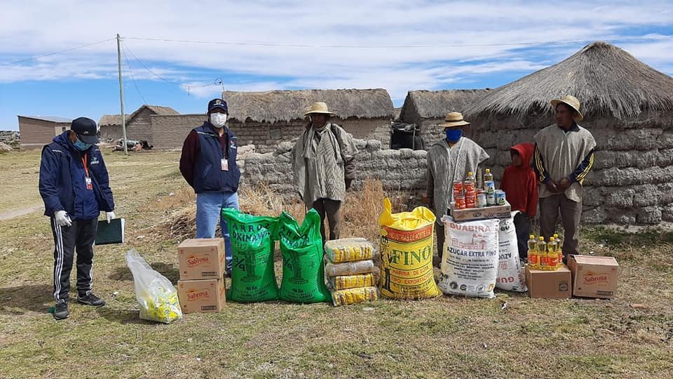 Vilañeque recibió víveres de la Defensoría del Pueblo