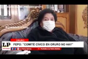 Comité Cívico en Oruro tras la cuarentena