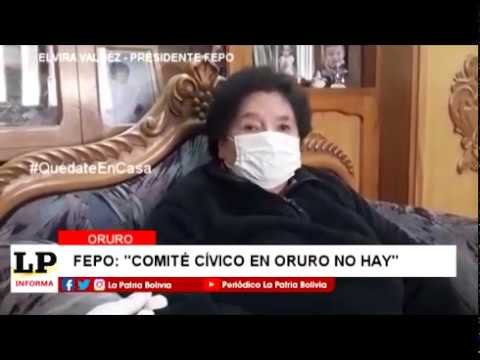Comité Cívico en Oruro tras la cuarentena
