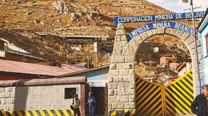 Medidas de bioseguridad minería en Huanuni
