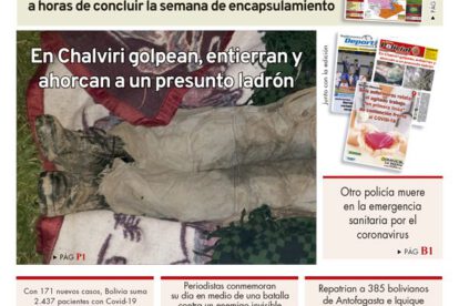Edición PDF La Patria del 10 de mayo de 2020