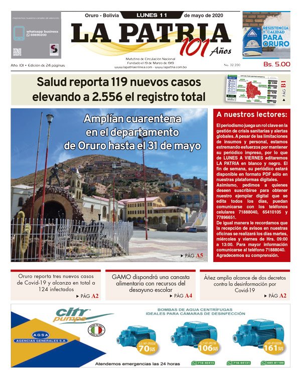 Edición PDF La Patria