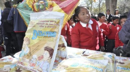 Desayuno escolar en Oruro