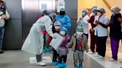 Ocho niños dados de alta Covid-19 en Cochabamba