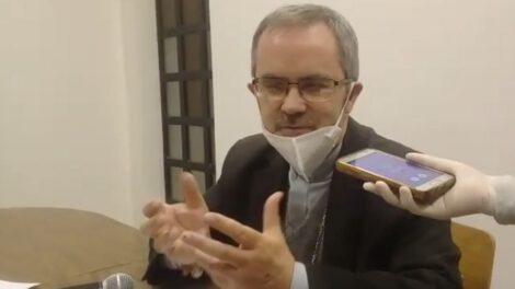 Monseñor Cristóbal Bialasik en la Semana de la Familia