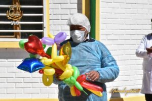 Paciente se recupera del Covid-19